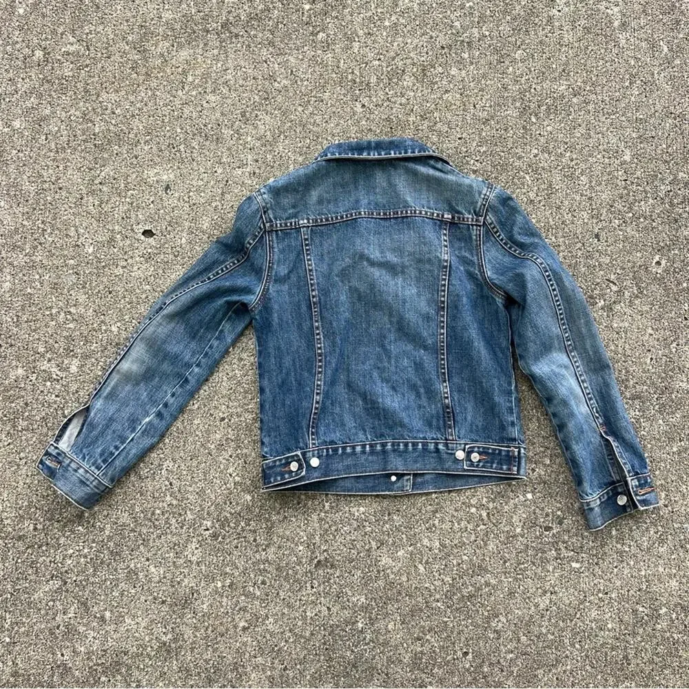 J.Crew Blue denim Jean jacket Bomber cotton SMALL